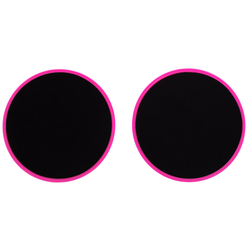 Диски для скольжения (глайдинга, слайдинга), 2 шт круглые, розовый фото