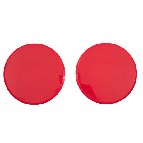 Диски для скольжения (глайдинга, слайдинга), 2 шт круглые, красный