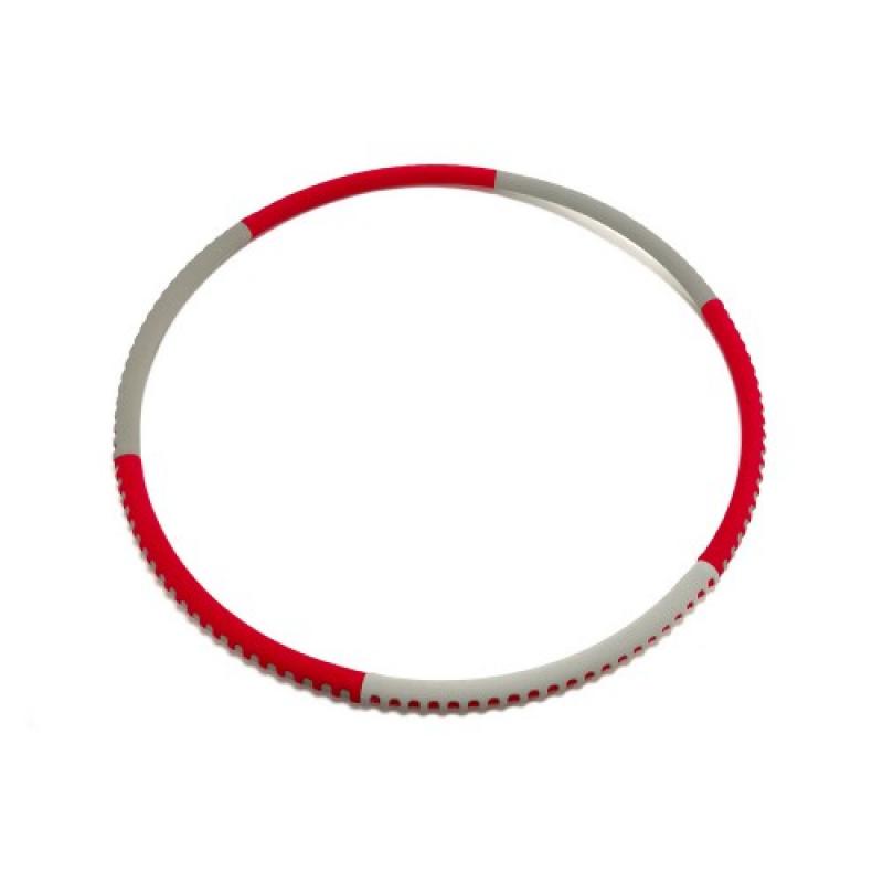Мягкий хулахуп Fashion Hula Hoop, красно-серый, (1 кг) фото
