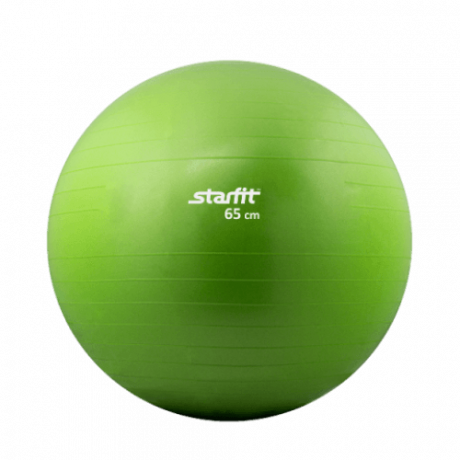 Фитбол Starfit GB-104, 65 см, без насоса, зеленый, антивзрыв 