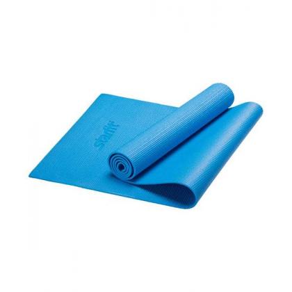 Коврик для йоги 173x61x0,8 см, синий STARFIT