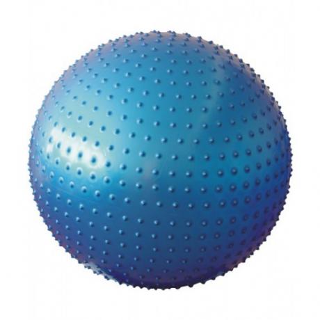 Мяч гимнастический массажный 75 см, антивзрыв, синий STARFIT