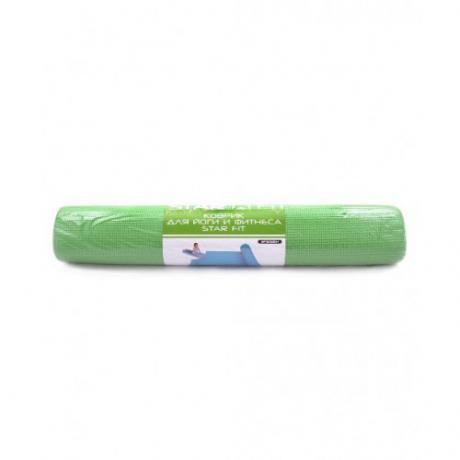 Коврик для йоги 173x61x0,4 см, зеленый STARFIT