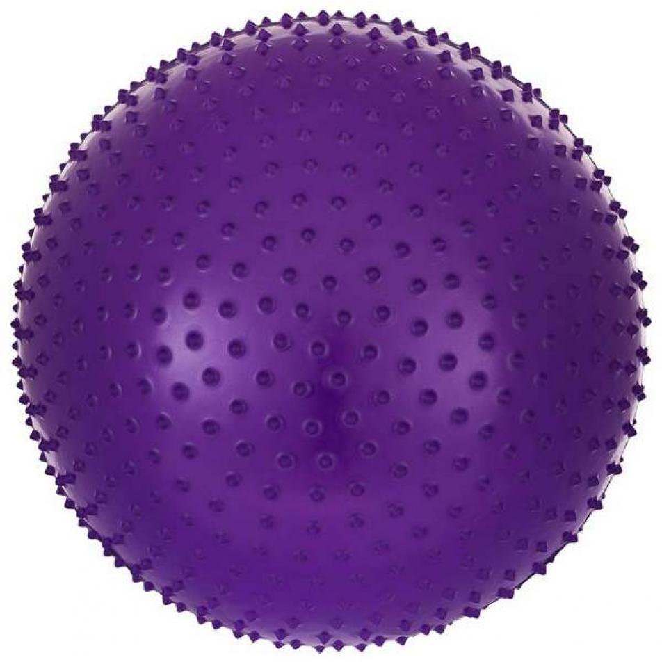Мяч гимнастический массажный STARFIT 75 см, антивзрыв, фиолетовый