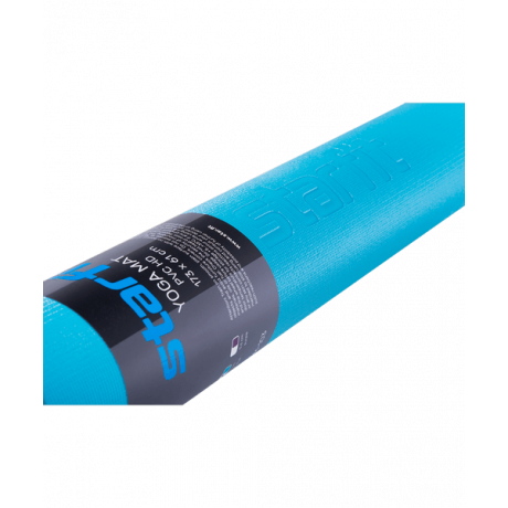 Коврик для йоги FM-103, PVC HD, 173x61x0,4 см, голубой Starfit