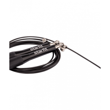 Скакалка RP-301 скоростная с металлическими ручками, черный Starfit