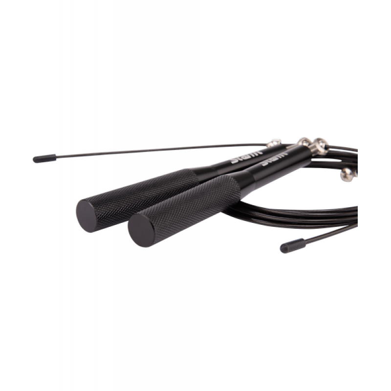 Скакалка RP-301 скоростная с металлическими ручками, черный Starfit фото