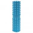 Ролик массажный для фитнеса сдвоенный 45х13 см, голубой фотографии