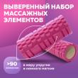 Массажный ролик для йоги 33х14 см (розовый) фотографии